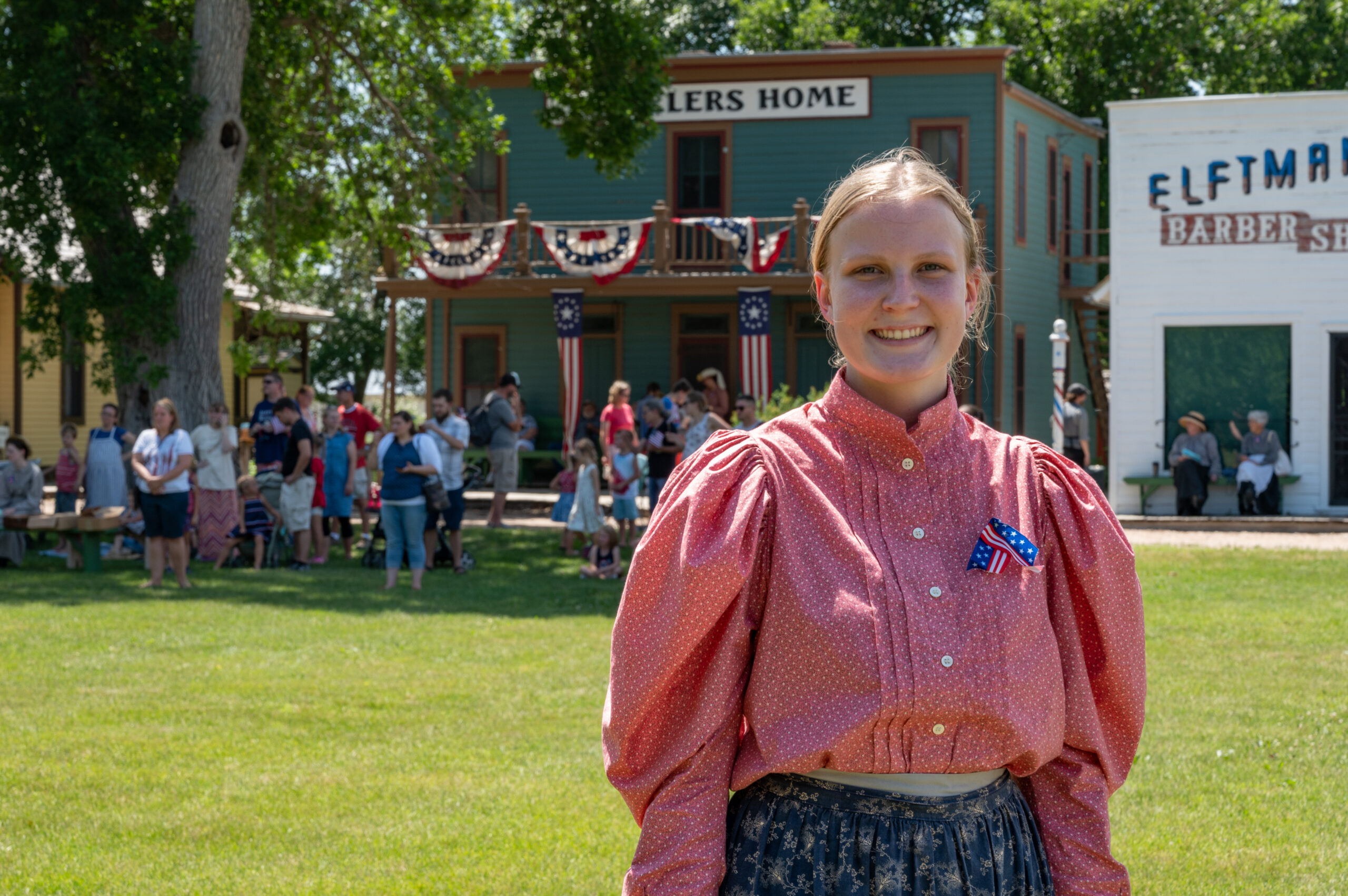 2025 NMTA GI Stuhr girl re enactor Kanesville Memorial