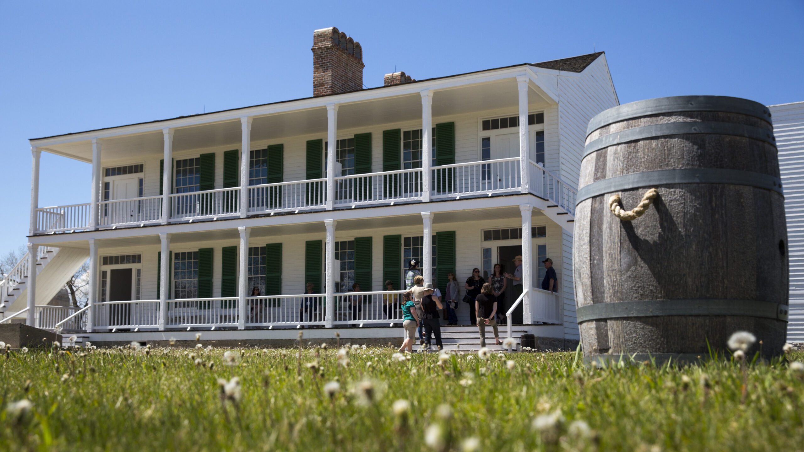 OCTA WY Ft Laramie Officers Quarters WY Off of Tourism Kanesville Memorial
